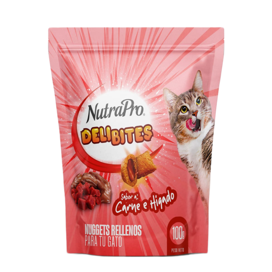 nutrapro delibites gatos carne e higado