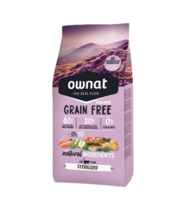 OWNAT GRAIN FREE PRIME ESTERILIZADO PAVO/POLLO