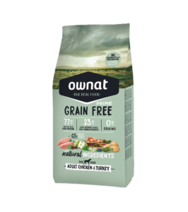 OWNAT GRAIN FREE PRIME PERRO ADULTO PAVO/POLLO
