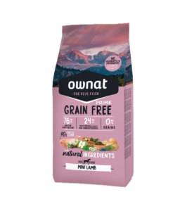 OWNAT GRAIN FREE PRIME PERRO MINI ADULTO CORDERO