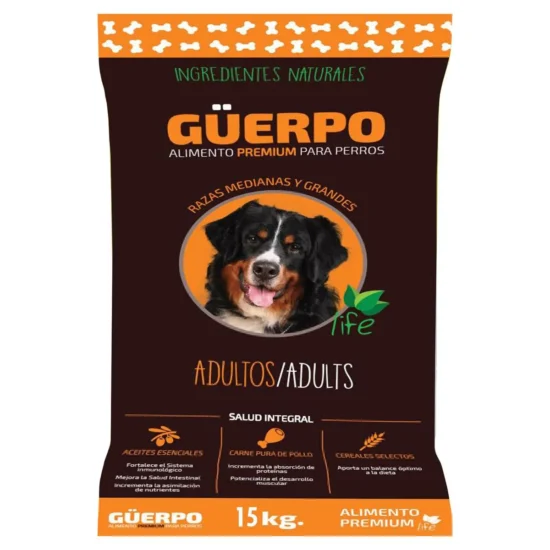 guerpo adulto razas medianas y grandes