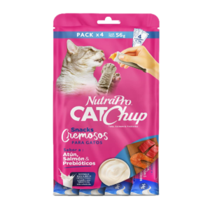 NUTRAPRO CATCHUP ATÚN, SALMÓN & PREBIOTICOS 14GR