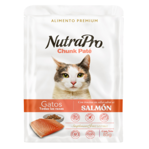 NUTRAPRO POUCH GATOS SALMÓN 85GR