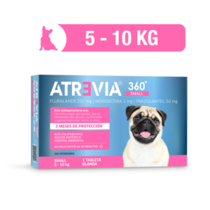 PASTILLA ANTIPULGAS ATREVIA 360°  5-10KG