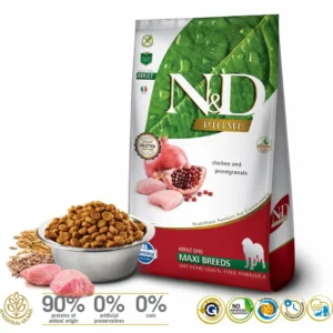 N&D PRIME ADULTO MAXI POLLO & GRANADA 10,1Kg