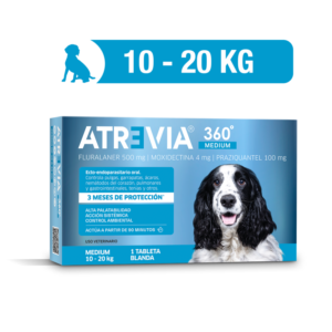 PASTILLA ANTIPULGAS ATREVIA 360°  10-20KG