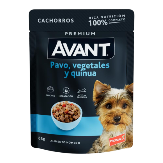 avant comida humeda sabor a pavo